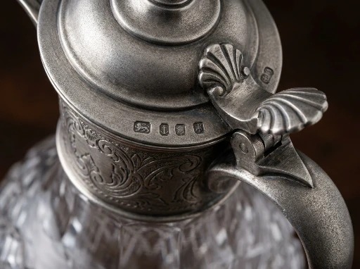 claret jug silver mount