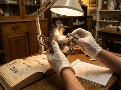 Specialist valuing antique sterling silver — sell silver in Chelmsford with Mozeris Fine Antiques