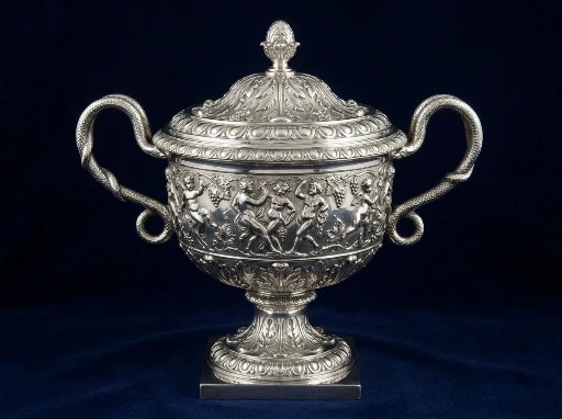 A grand piece of Regency silver in the style associated with Paul Storr