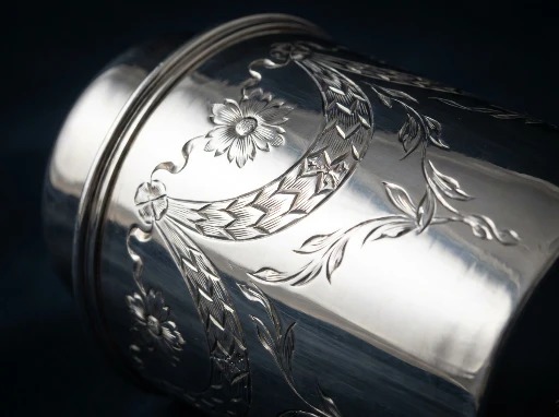 Antique Georgian sterling silver coffee pot and salver — sell silver in Bath with Mozeris Fine Antiques