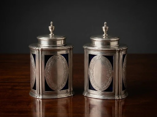 Antique West Country sterling silver teapot and salver — sell silver in Exeter with Mozeris Fine Antiques
