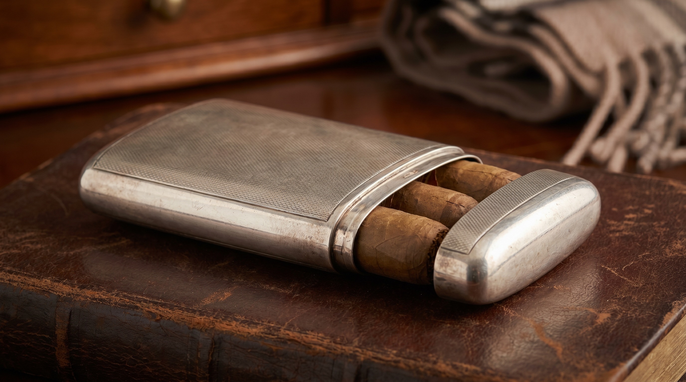 Sell antique silver Cigar Cases to Mozeris Fine Antiques