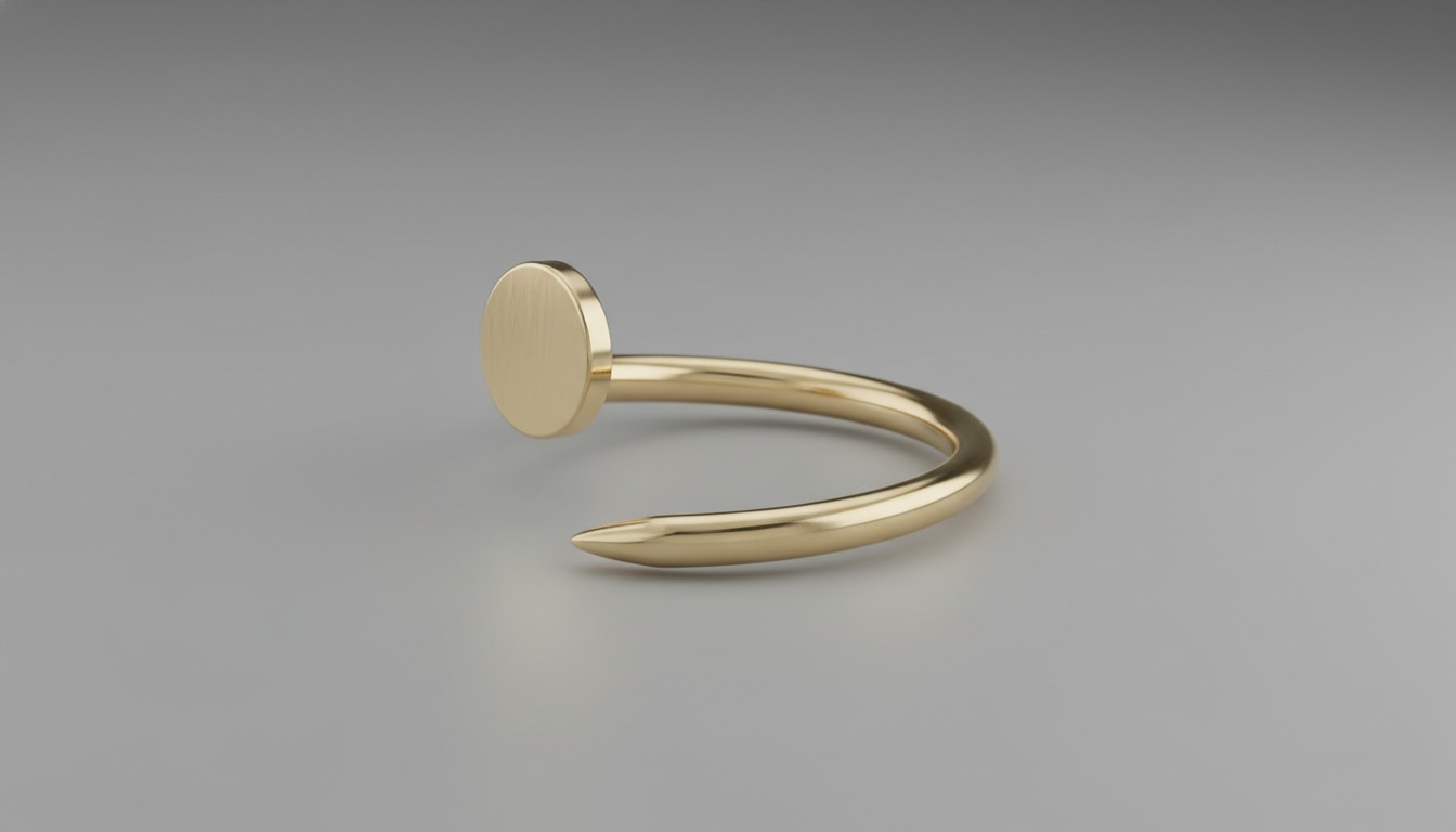 Cartier Juste un Clou-style gold nail ring