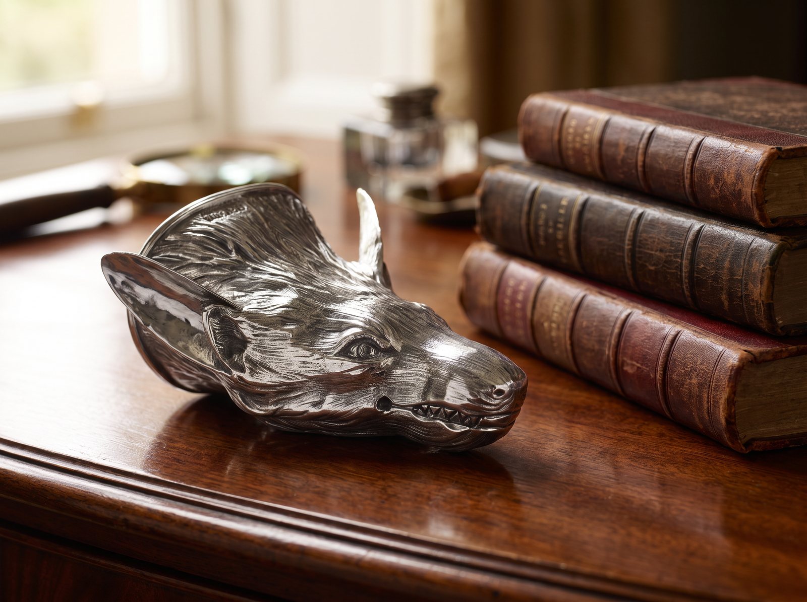George III Silver Stirrup Cup by Henry Tudor & Thomas Leader, Sheffield 1807, silver at Mozeris Fine Antiques