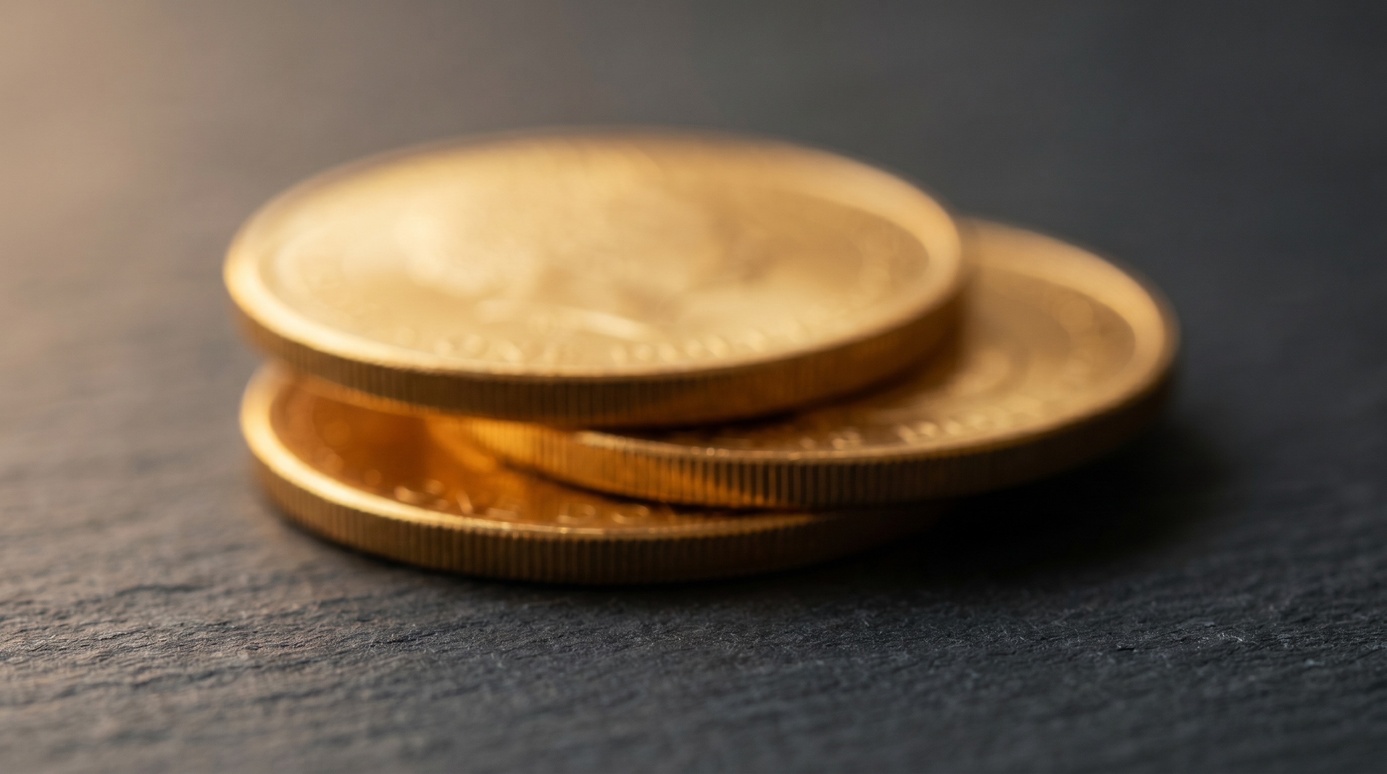 Stack of one-ounce gold Krugerrand bullion coins — Mozeris Fine Antiques