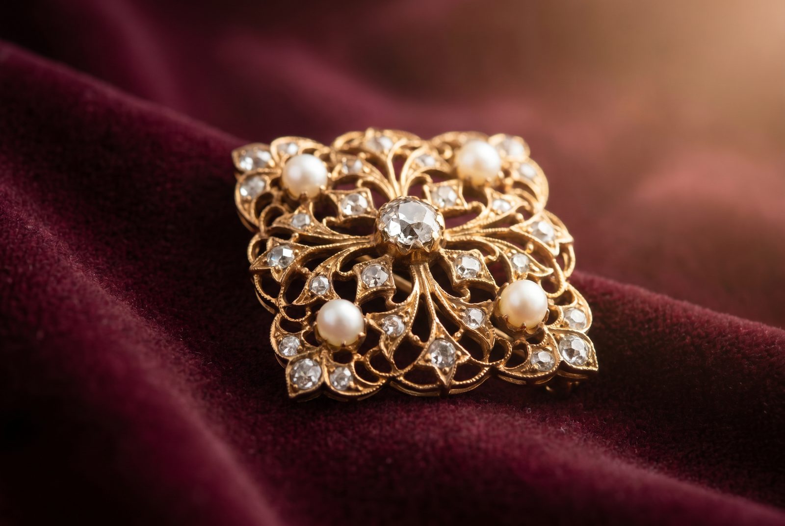 A collectible Victorian diamond brooch — the blue-chip of the antique brooch market