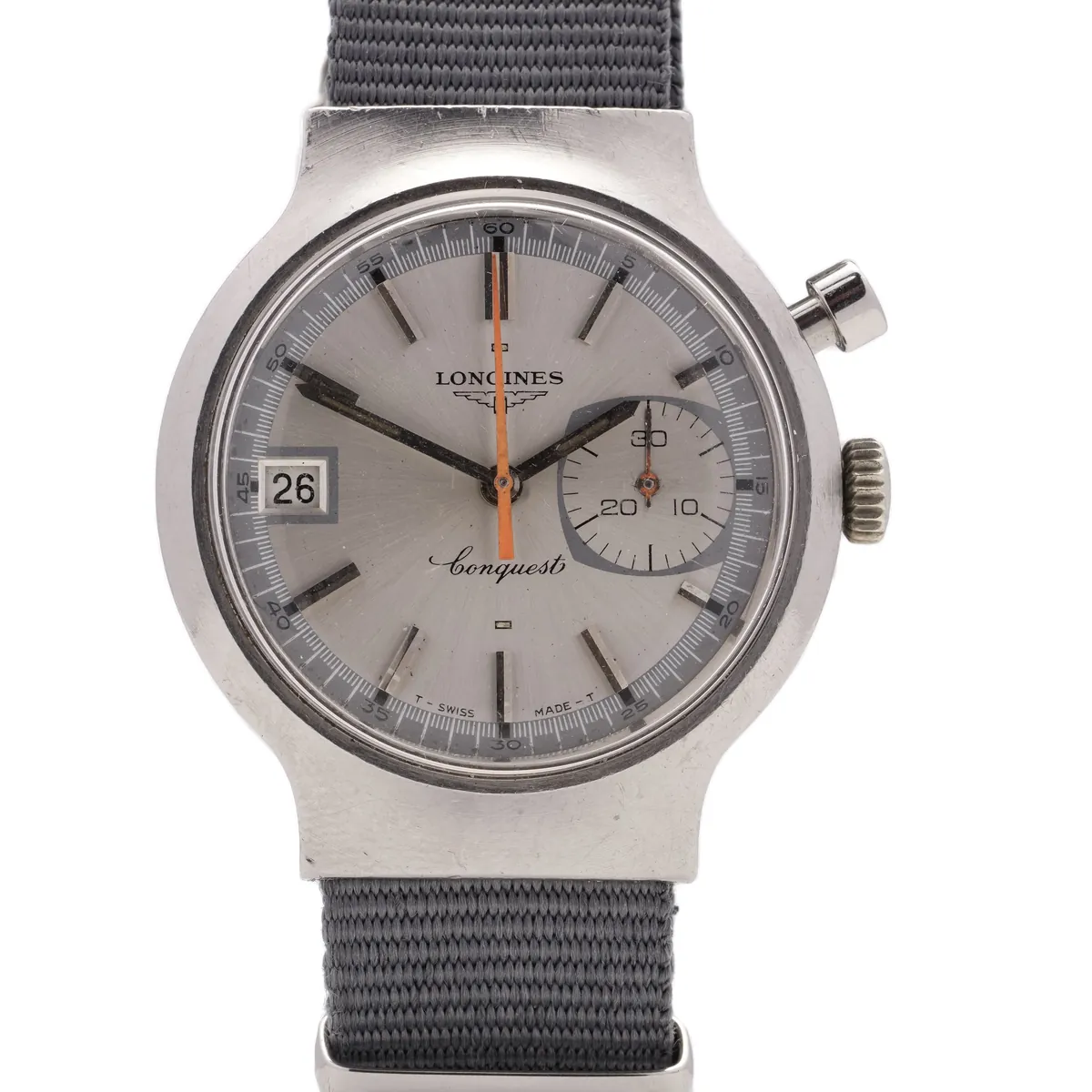 Dial of a Longines Conquest made for the 1972 Munich Olympic Games