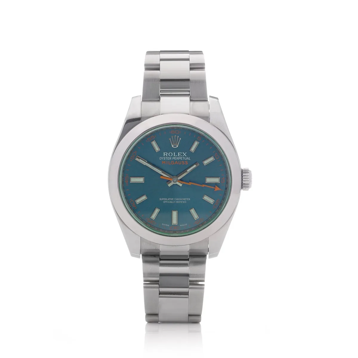 Rolex Milgauss ref. 116400GV, 2014, bought by Mozeris Fine Antiques