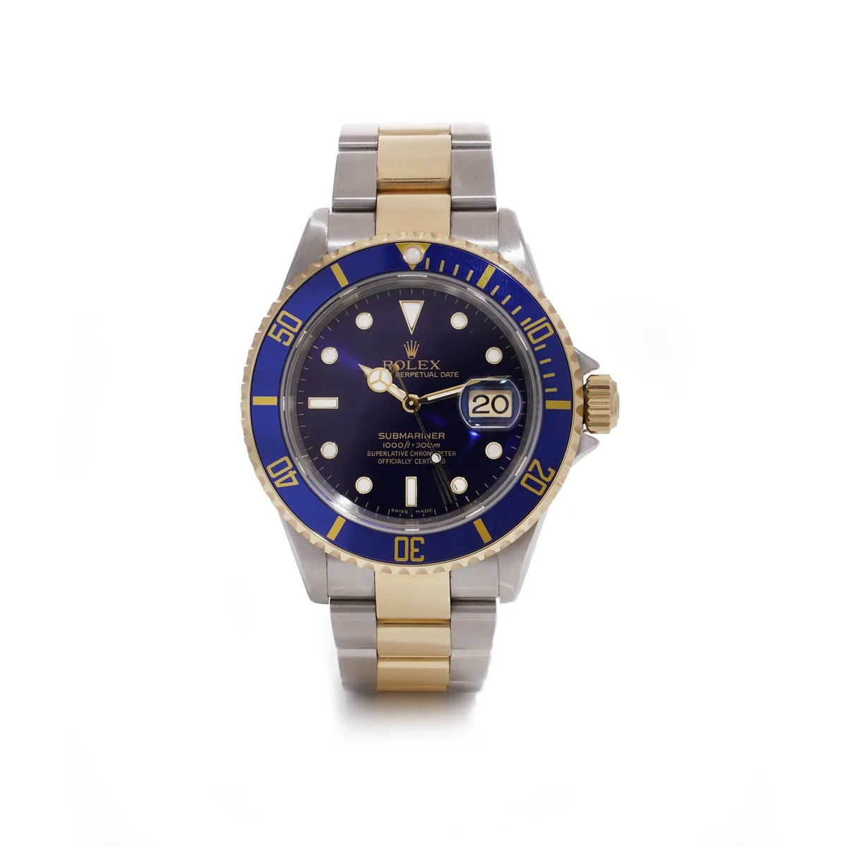 Rolex Submariner Date ref. 16613 in steel and gold, bought by Mozeris Fine Antiques