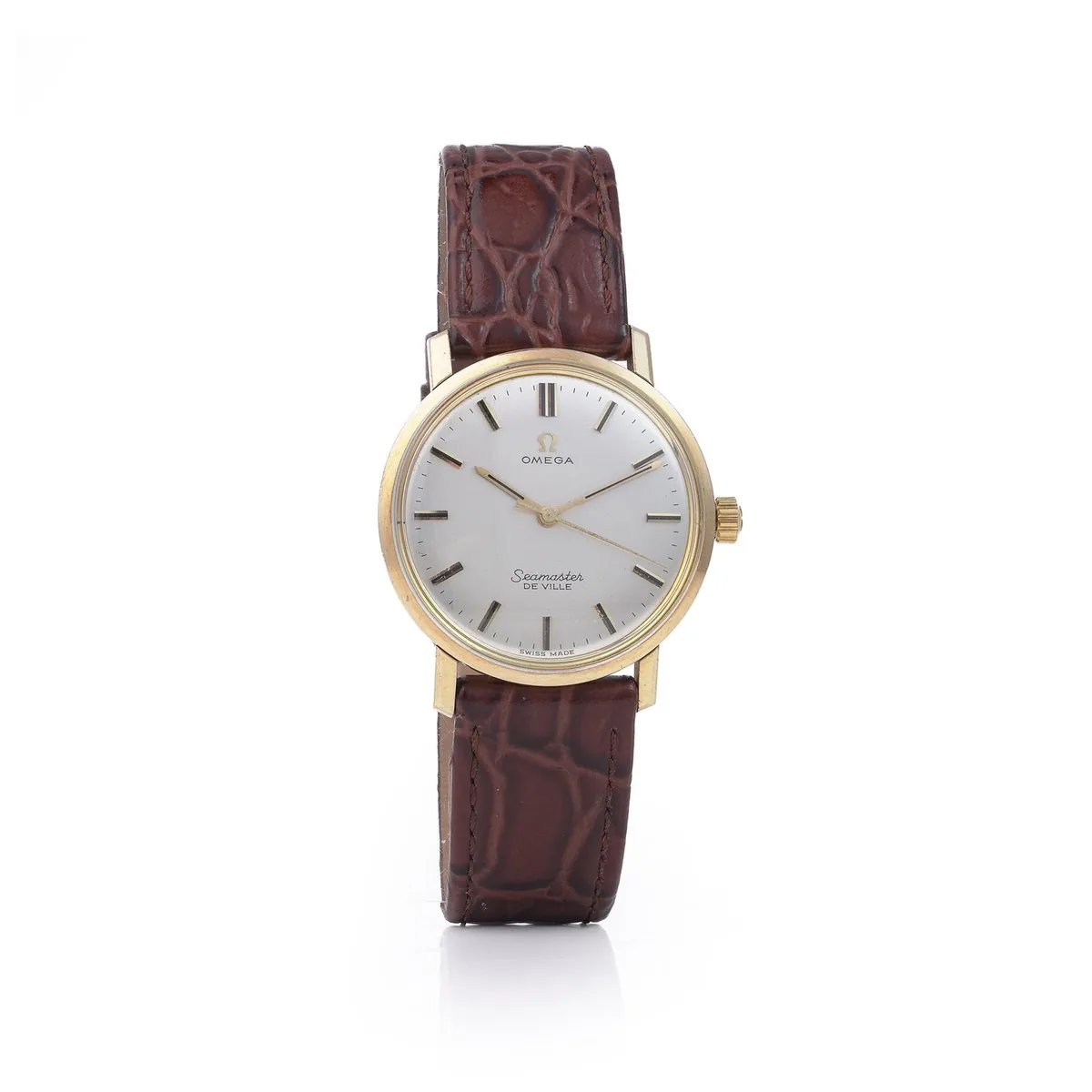 Vintage Omega Seamaster De Ville in 9KT gold, 1960s, bought by Mozeris Fine Antiques